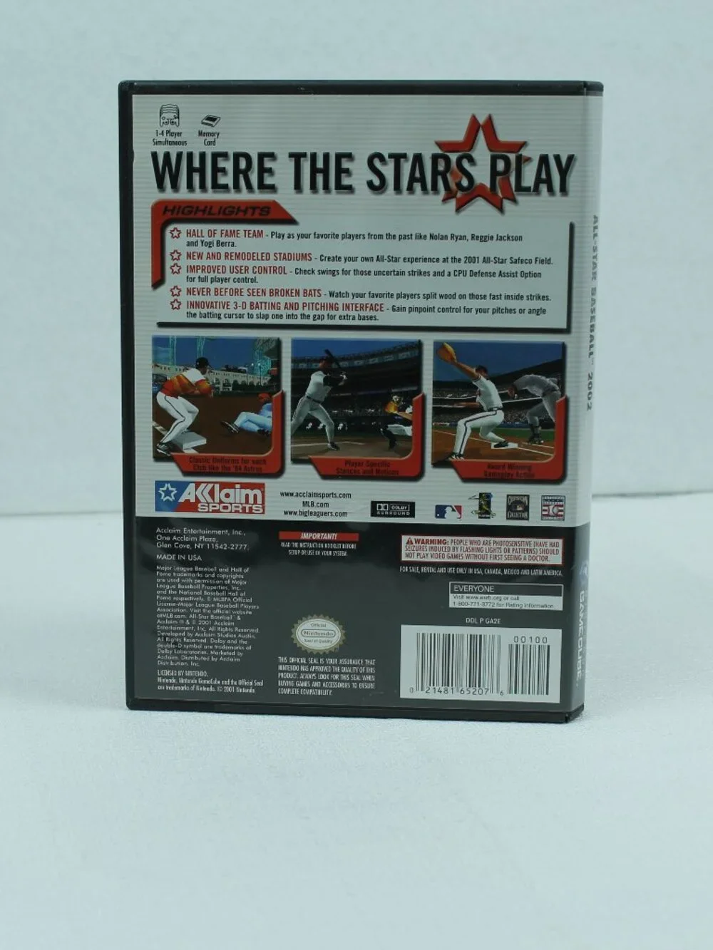 All-Star Baseball 2002 Nintendo GameCube CIB Complete Derek Jeter Clean